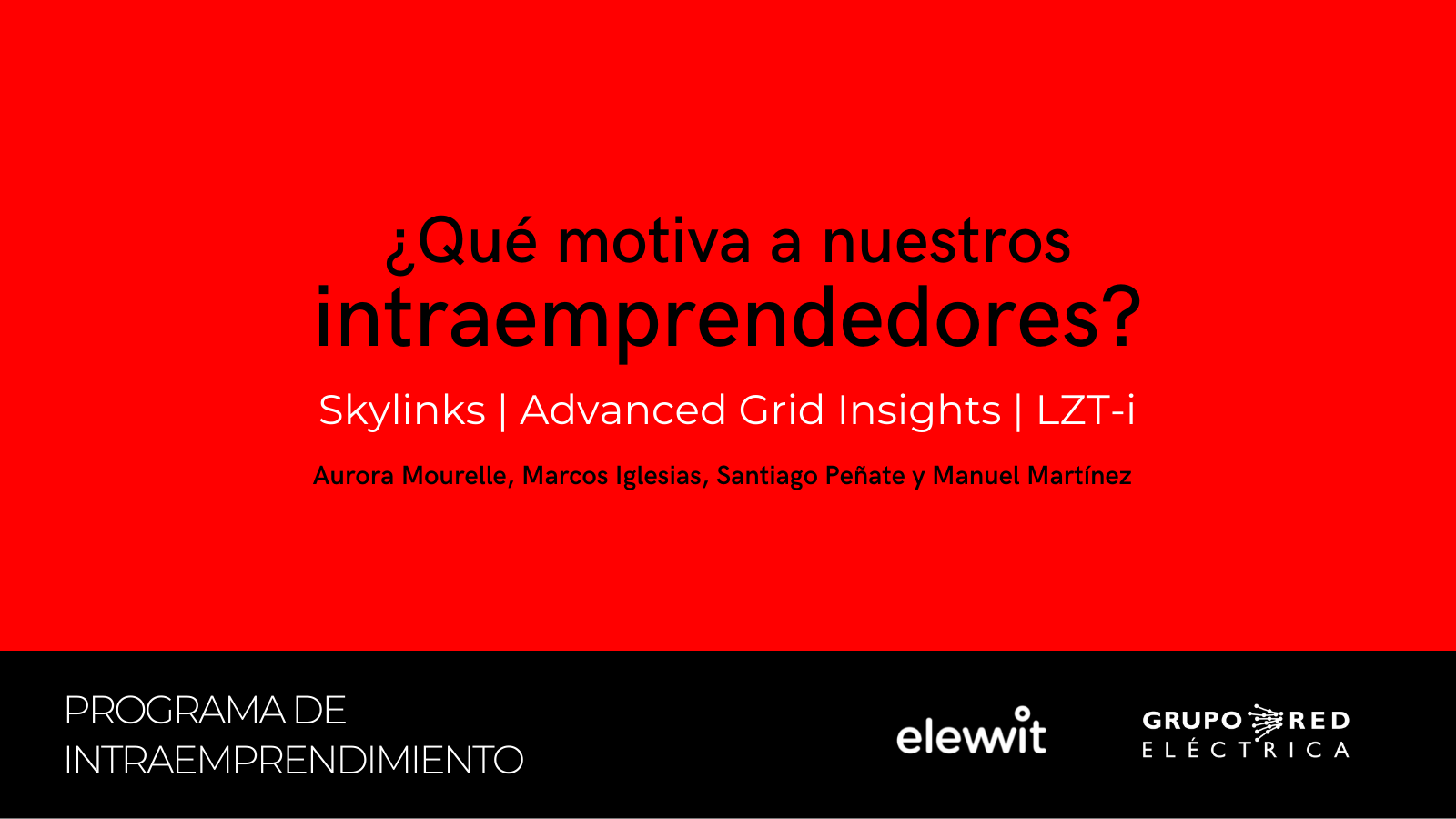 Programa de Intraemprendimiento