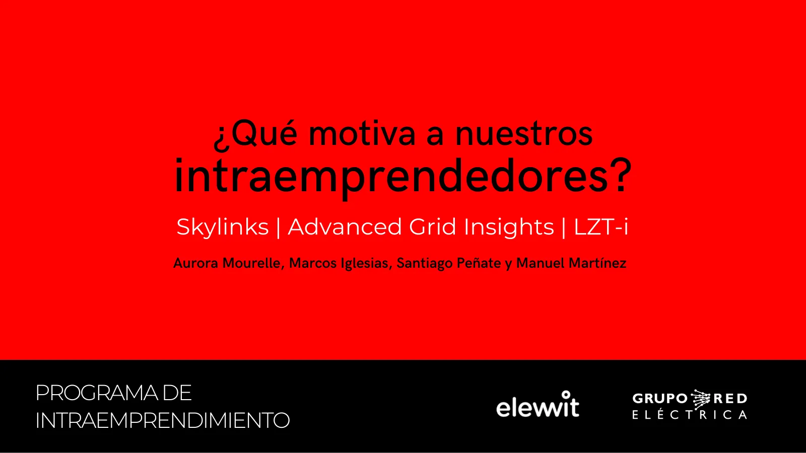 Programa de Intraemprendimiento